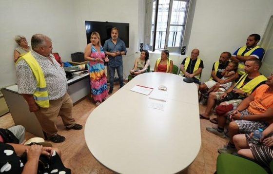 El PSOE denuncia que los “recortes del Gobierno de Carazo” ponen “en peligro” el reparto del Banco de Alimentos en Parque Nueva Granada Reunion-con-Banco-de-Alimentos-Norte-560x357