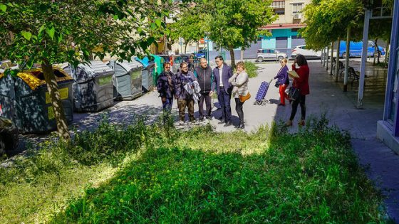 El PSOE reclama "una intervención urgente" en las calles de La Chana para mejorar la accesibilidad Visita-chana-560x315